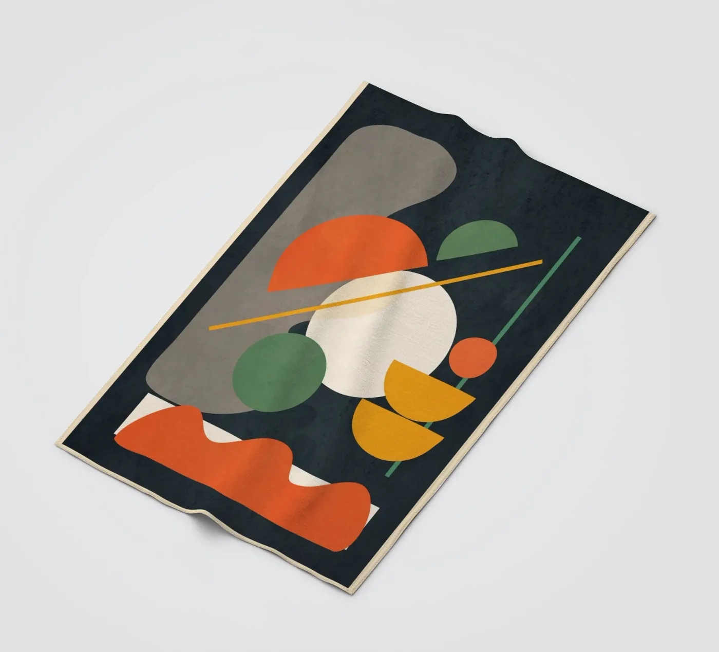 Abstract Shape Setting 01 coperta in pile da Flow Line