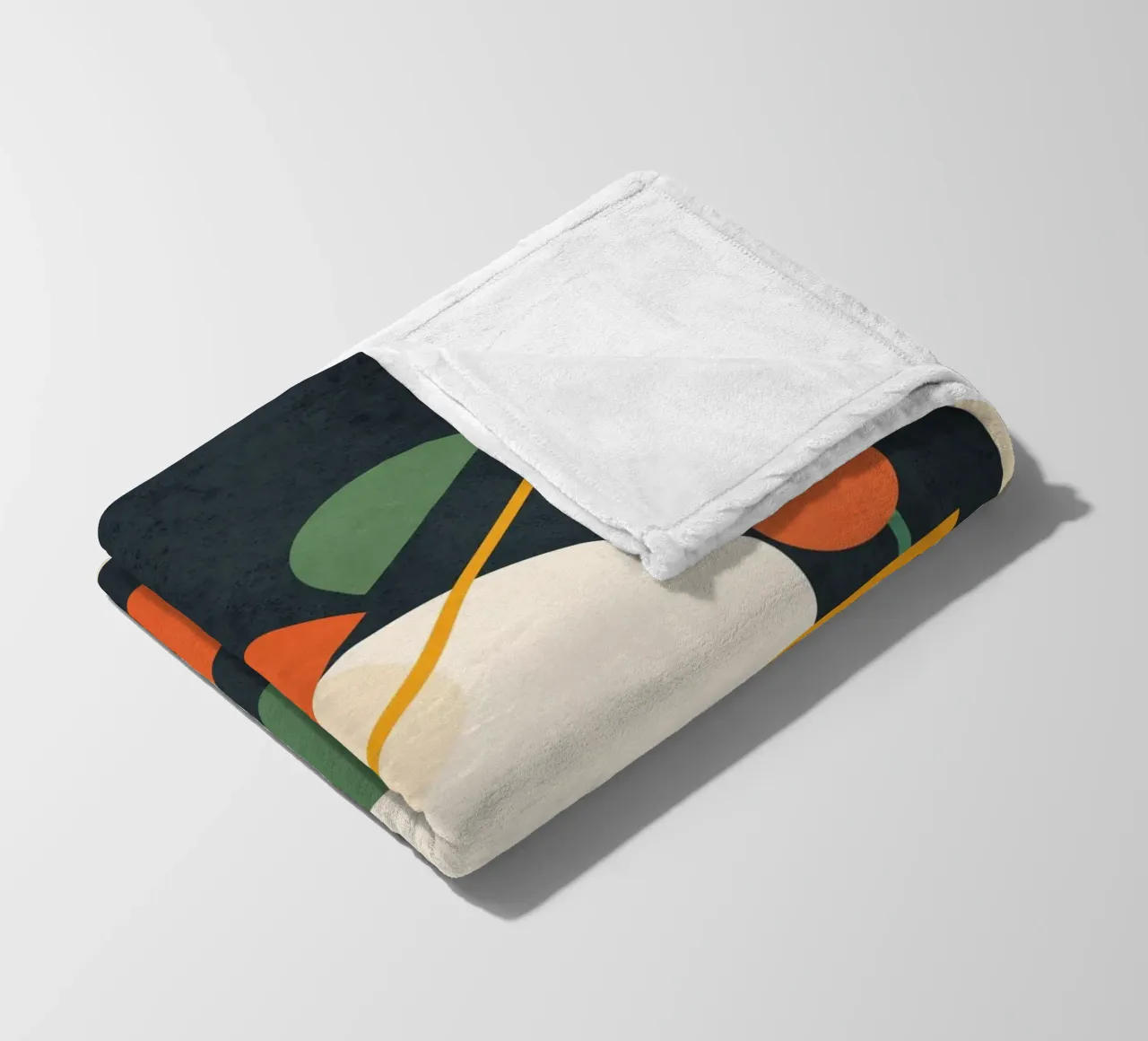 Abstract Shape Setting 01 plaid polaire de Flow Line