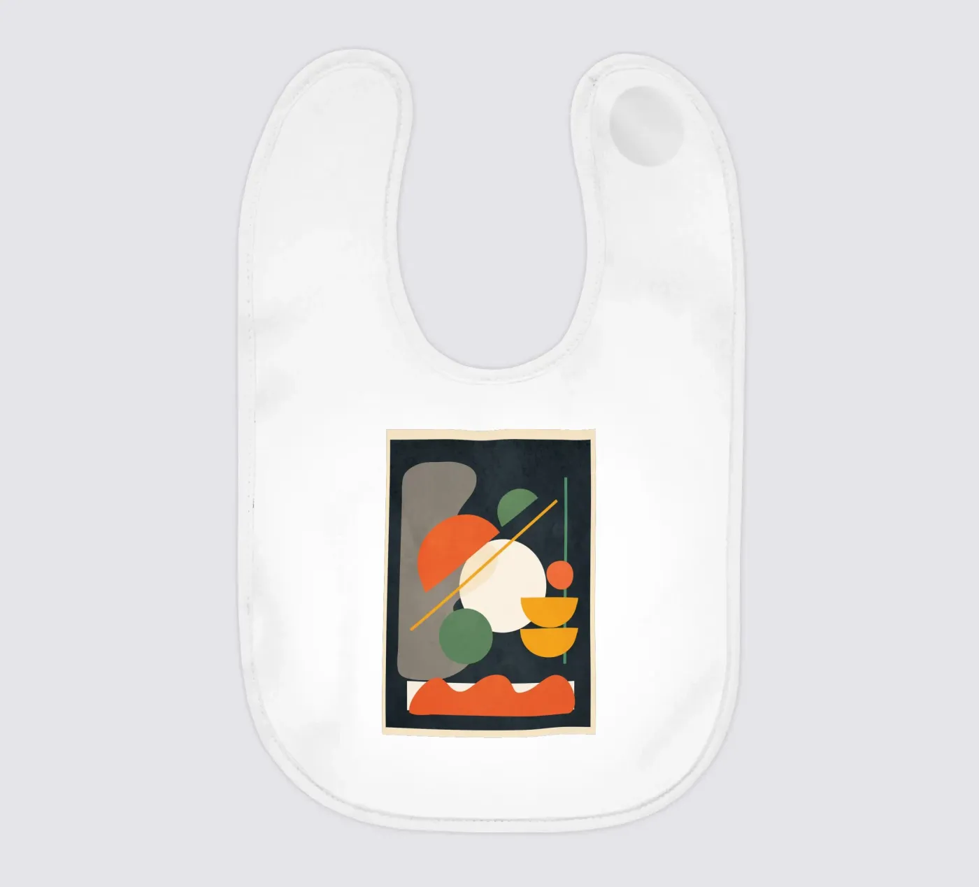 Abstract Shape Setting 01 baby slabbetje van Flow Line