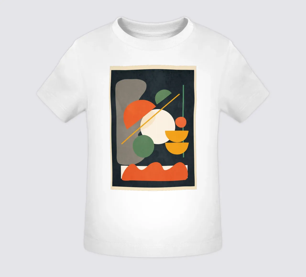 Abstract Shape Setting 01 t-shirt pour bébé de Flow Line