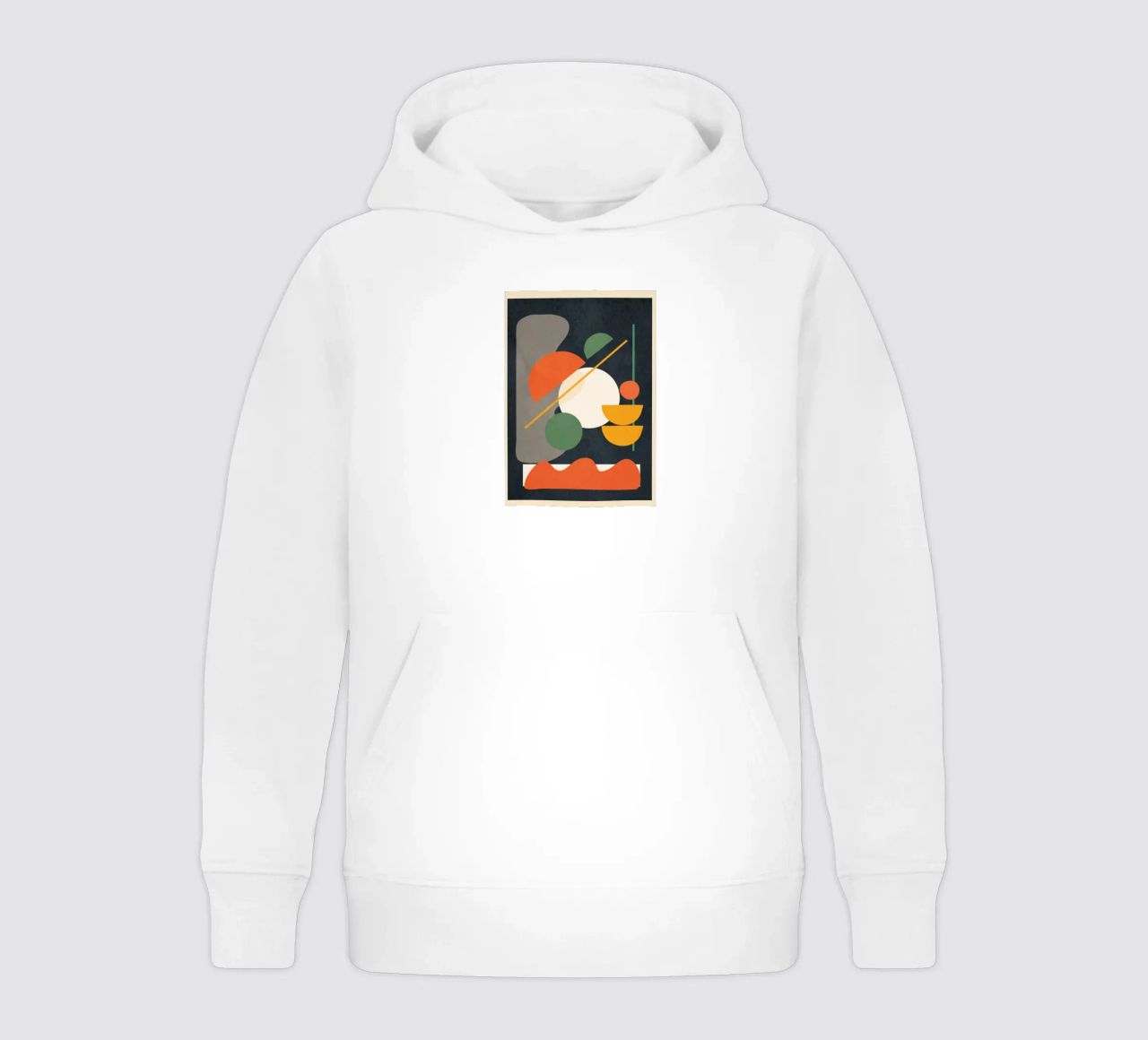 Abstract Shape Setting 01 felpa bambino con cappuccio da Flow Line
