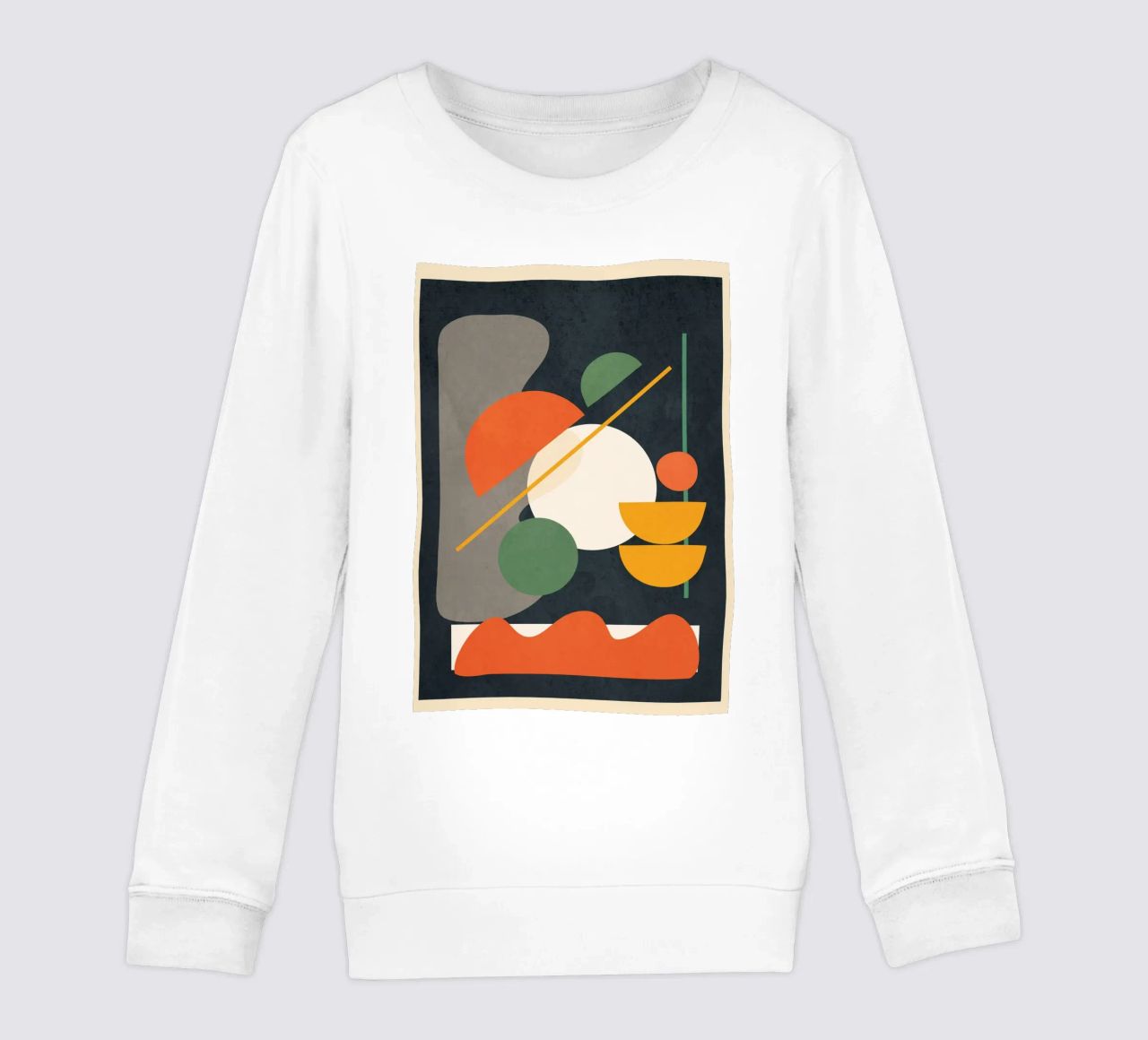 Abstract Shape Setting 01 felpa bambino da Flow Line