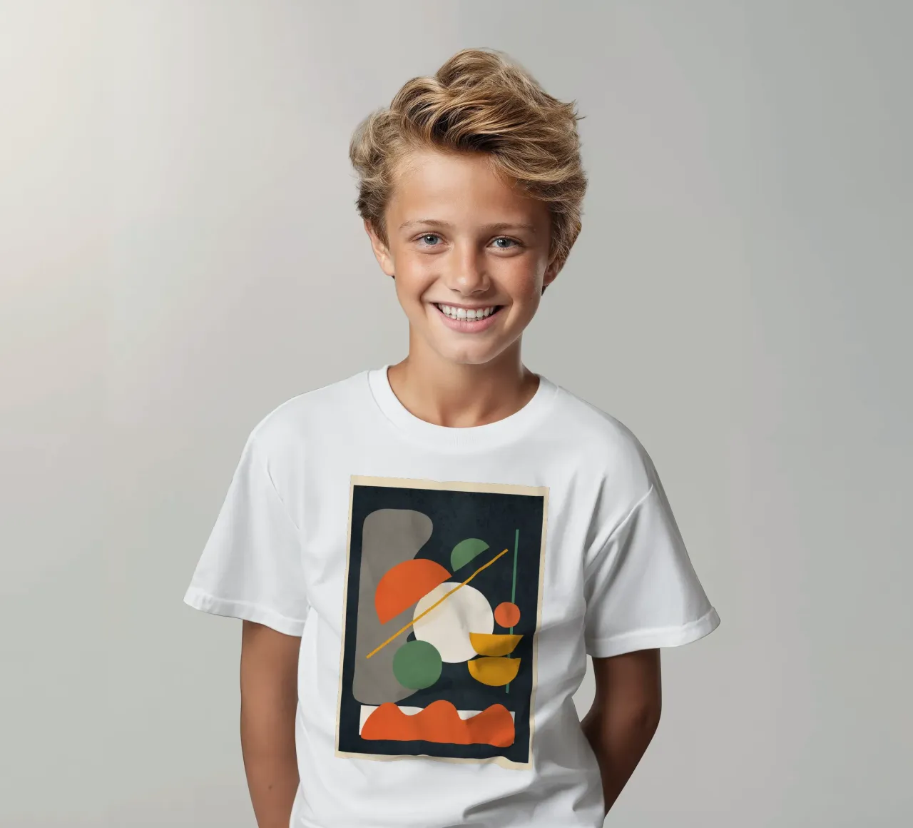 Abstract Shape Setting 01 kinder t-shirt van Flow Line
