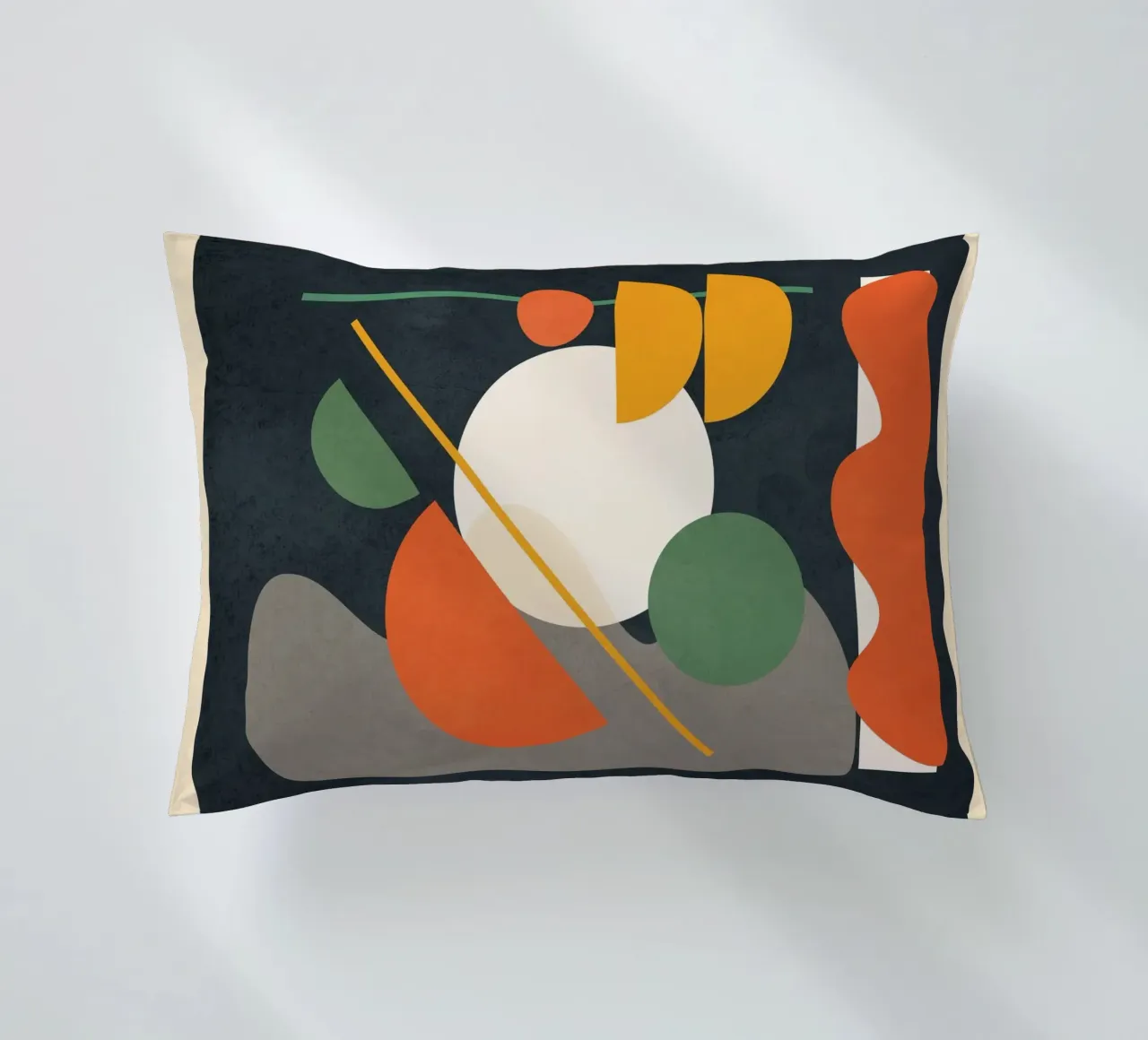 Abstract Shape Setting 01 Kissen von Flow Line