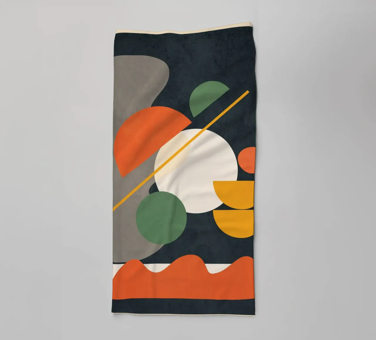 Abstract Shape Setting 01 serviette de bain de Flow Line