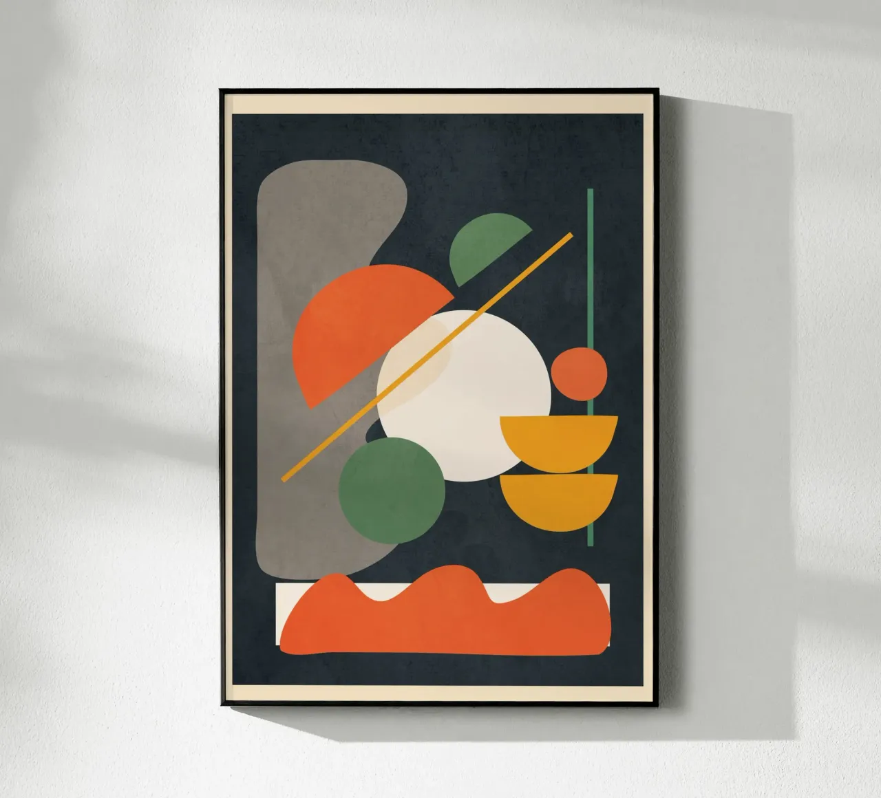 Abstract Shape Setting 01 acryl van Flow Line