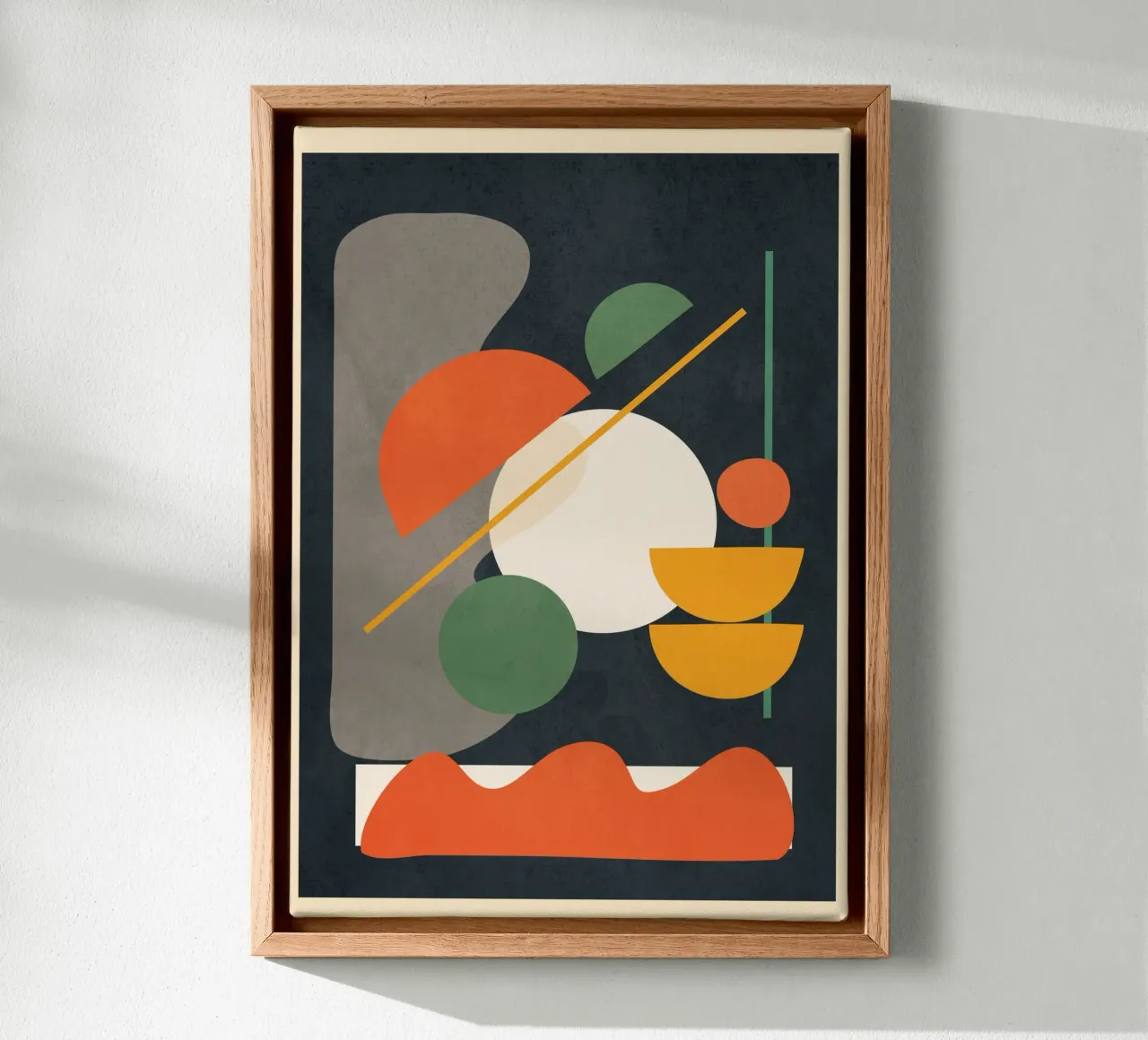 Abstract Shape Setting 01 canvas van Flow Line