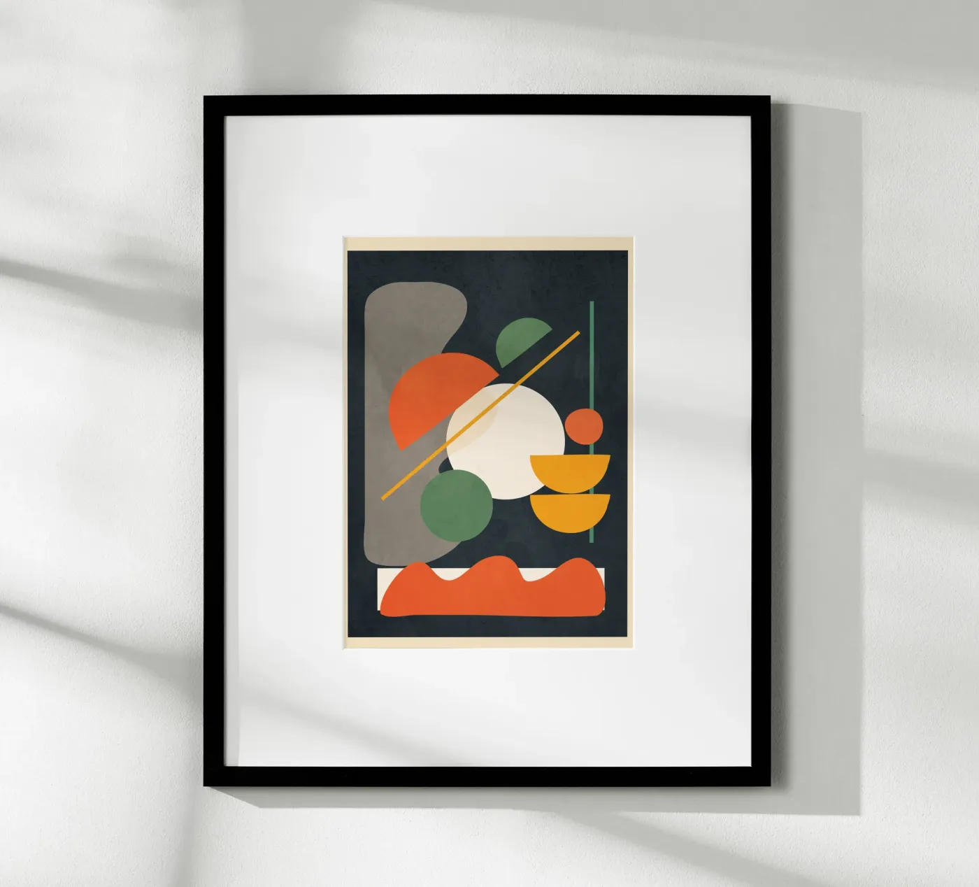 Abstract Shape Setting 01 poster by Flow Line