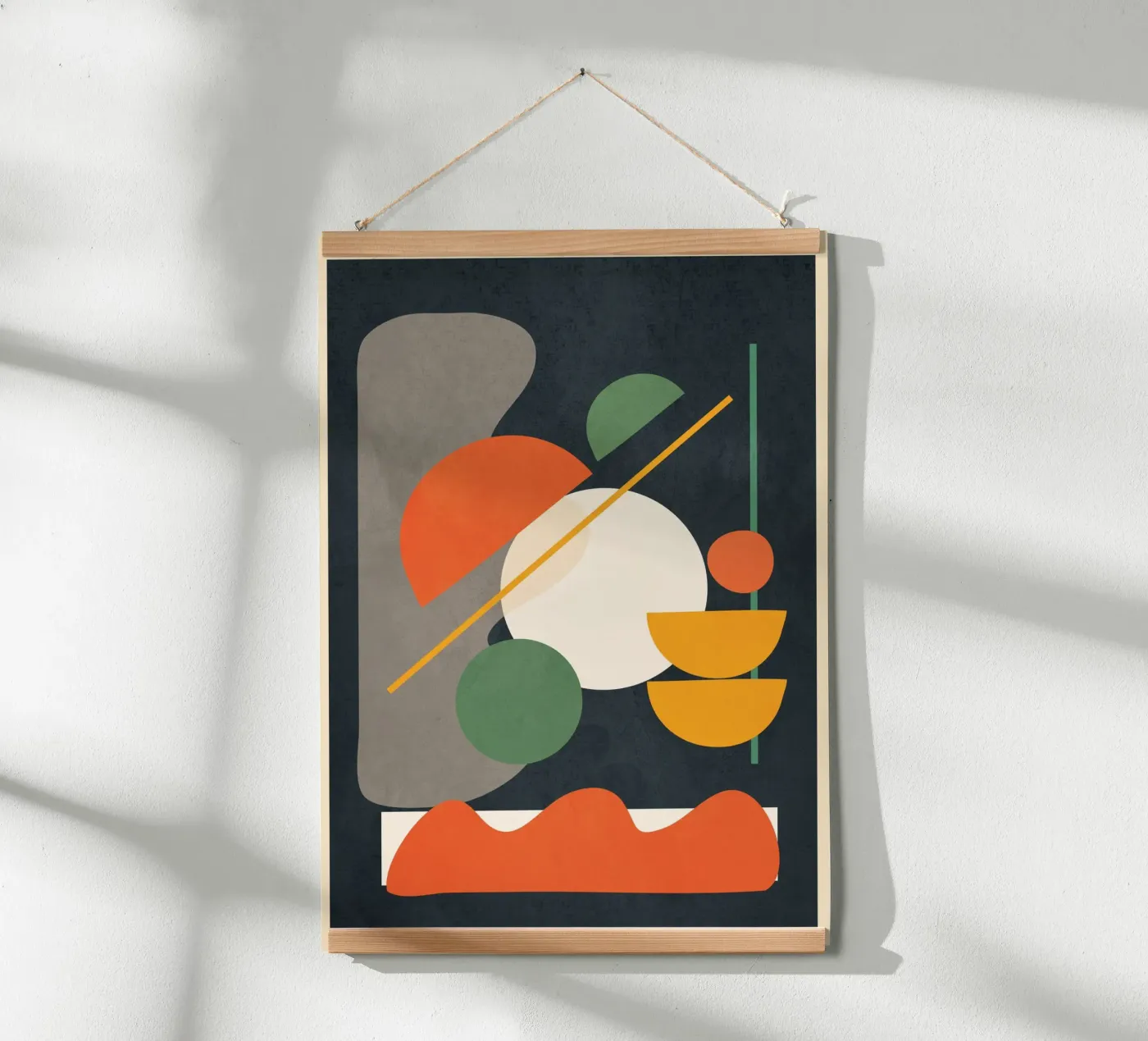 Abstract Shape Setting 01 poster da Flow Line