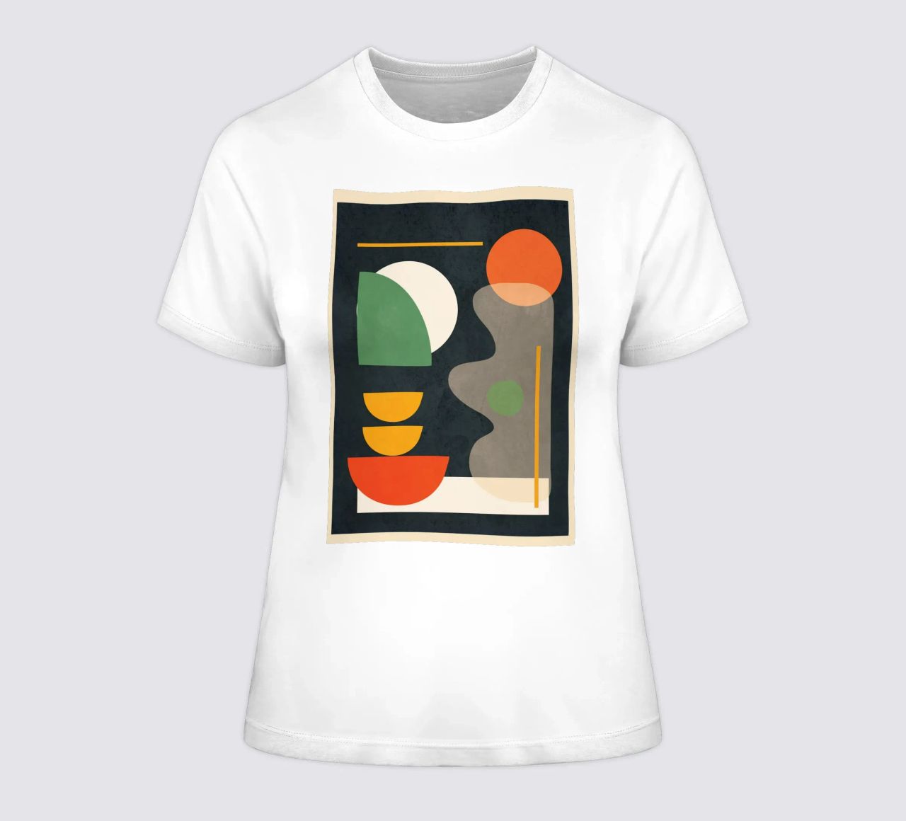 Abstract Shape Setting 02 t-shirt da donna da Flow Line