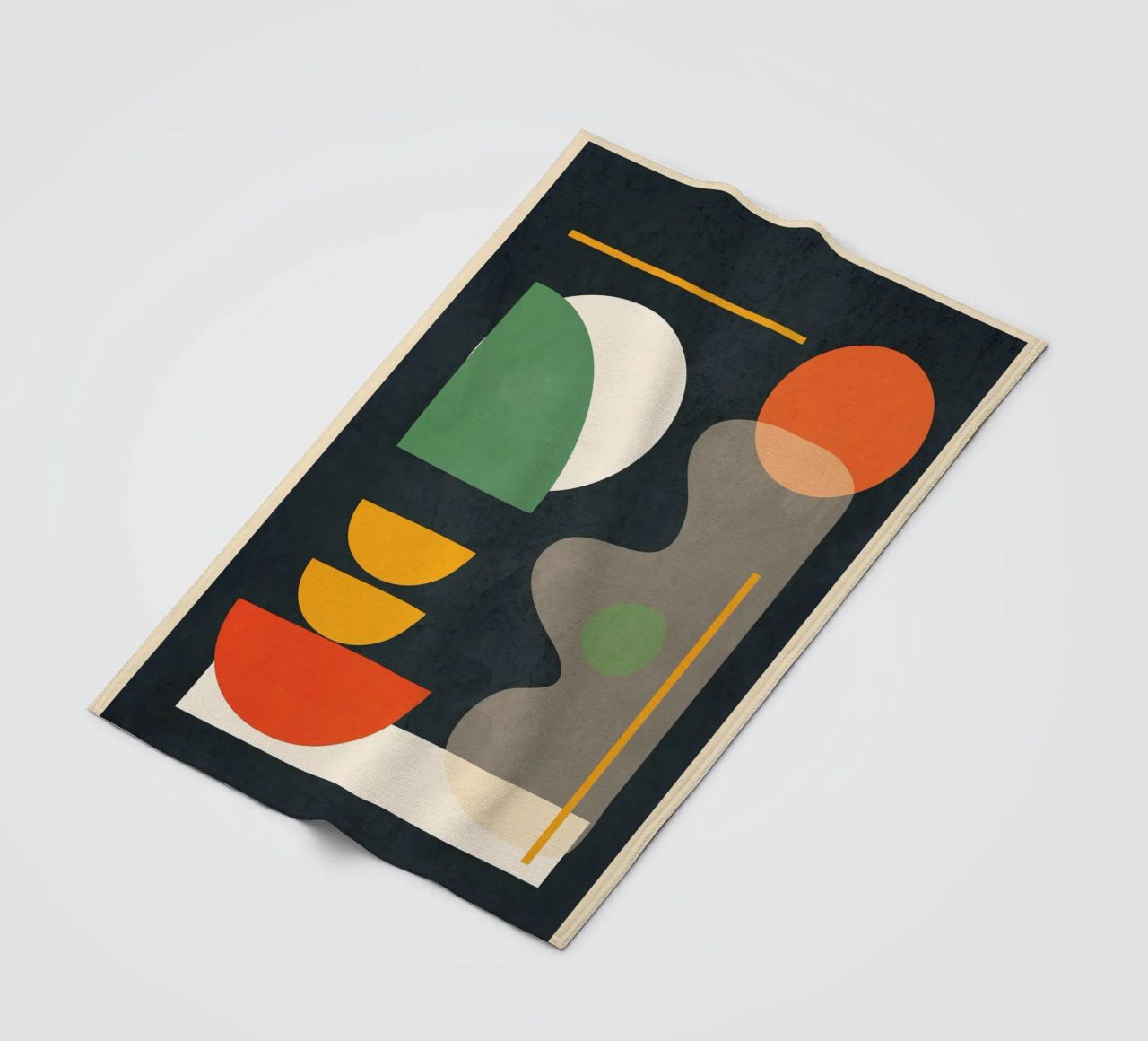 Abstract Shape Setting 02 coperta in pile da Flow Line