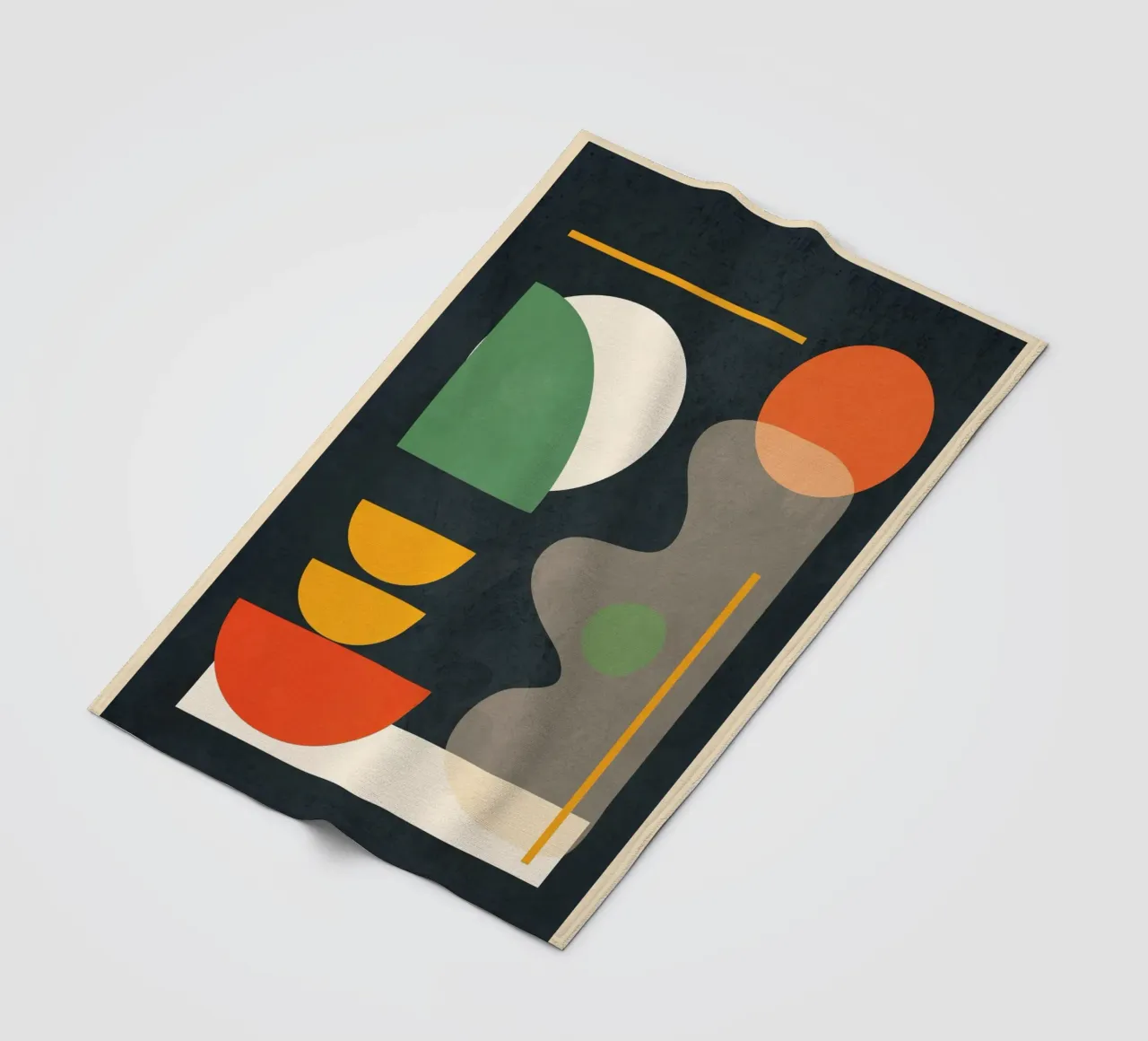 Abstract Shape Setting 02 coperta in pile da Flow Line
