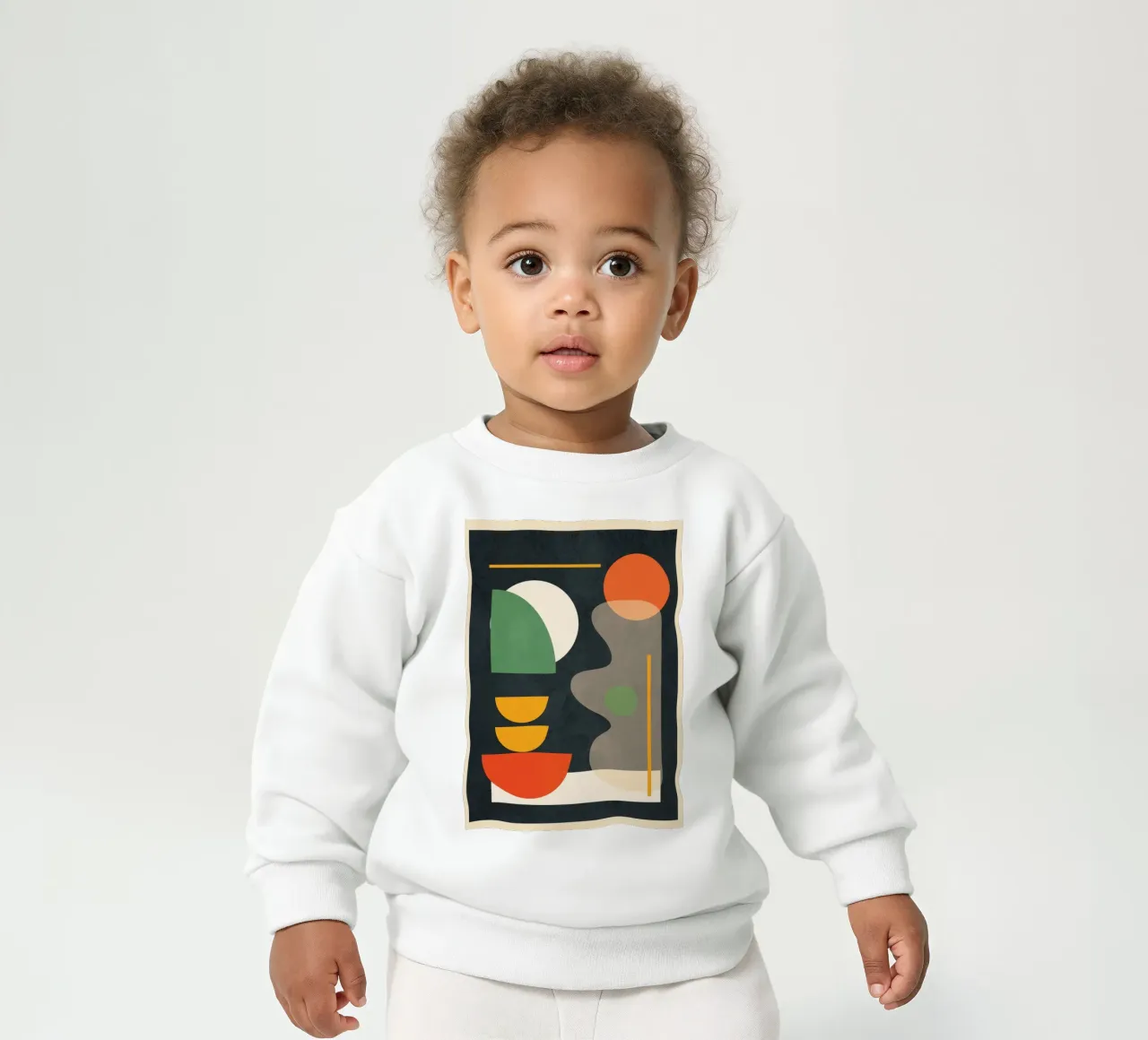 Abstract Shape Setting 02 sweat pour bébé de Flow Line