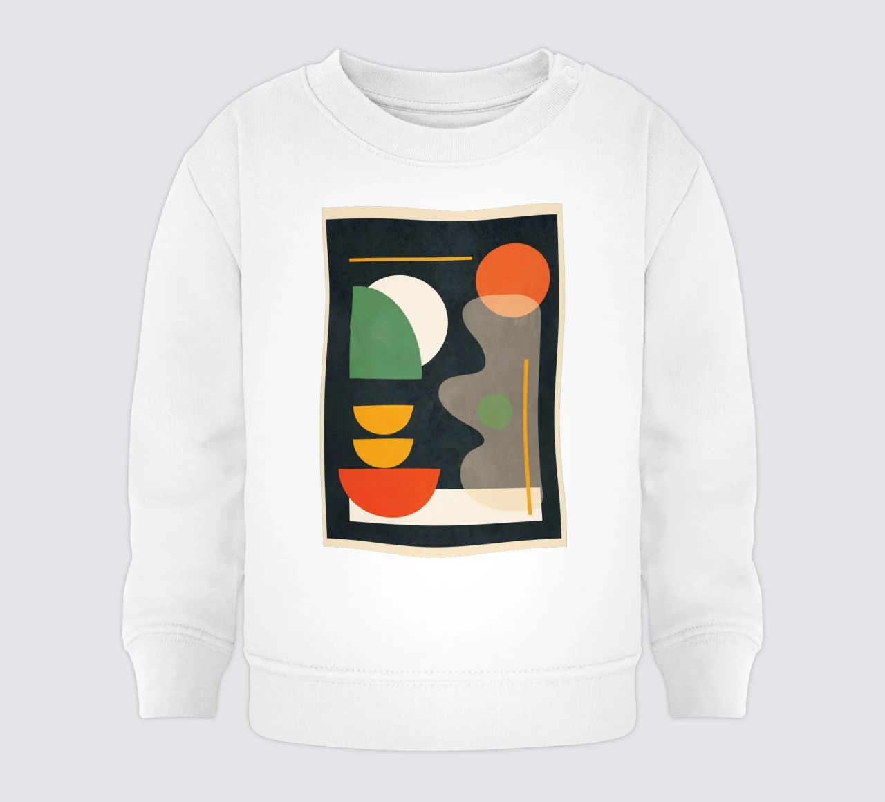 Abstract Shape Setting 02 felpa neonato da Flow Line