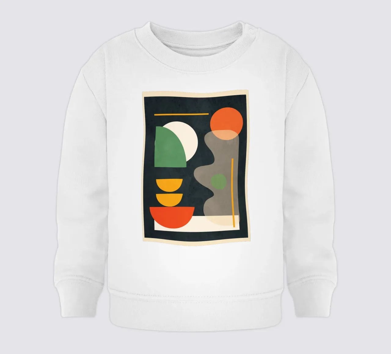 Abstract Shape Setting 02 felpa neonato da Flow Line