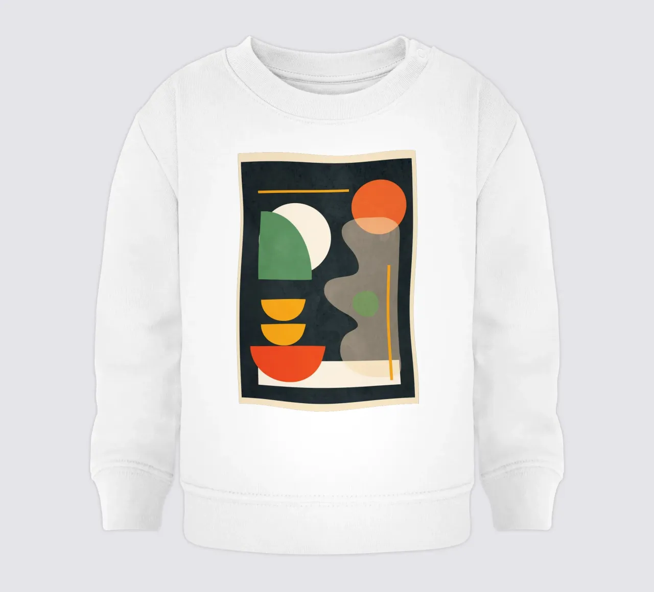 Abstract Shape Setting 02 sweat pour bébé de Flow Line