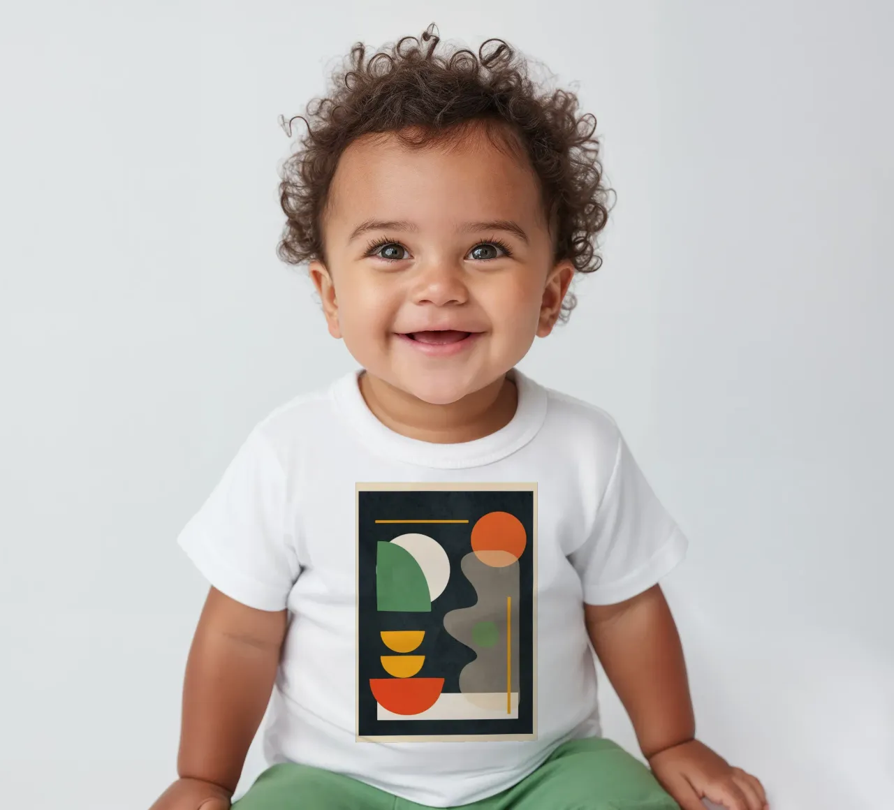 Abstract Shape Setting 02 Baby T-Shirt von Flow Line