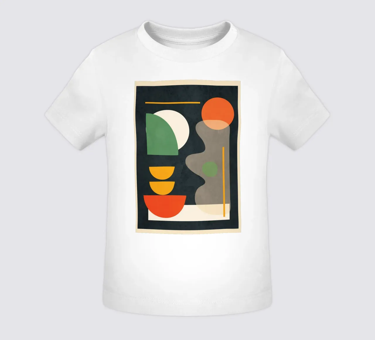 Abstract Shape Setting 02 t-shirt pour bébé de Flow Line