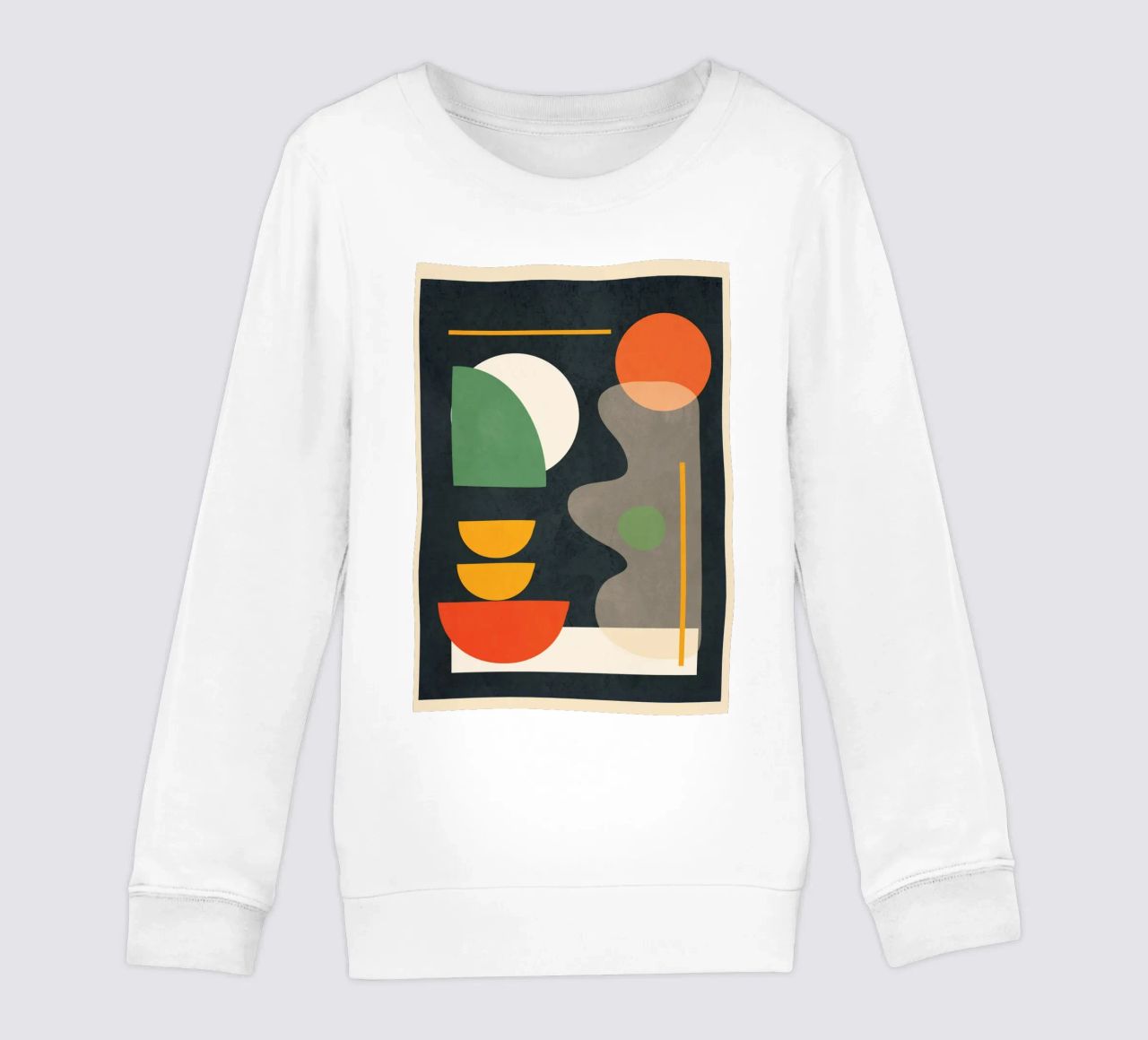 Abstract Shape Setting 02 felpa bambino da Flow Line