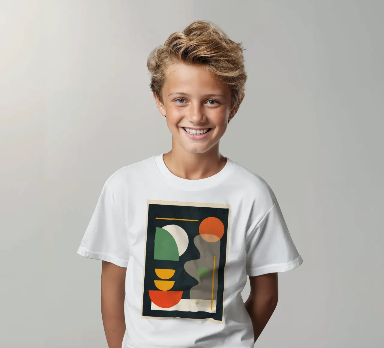 Abstract Shape Setting 02 kinder t-shirt van Flow Line