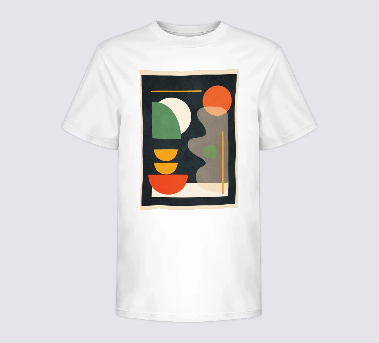 Abstract Shape Setting 02 t-shirt bambini da Flow Line