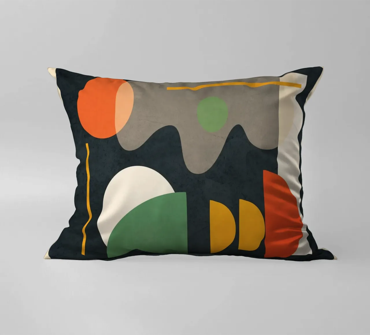 Abstract Shape Setting 02 coussin de Flow Line