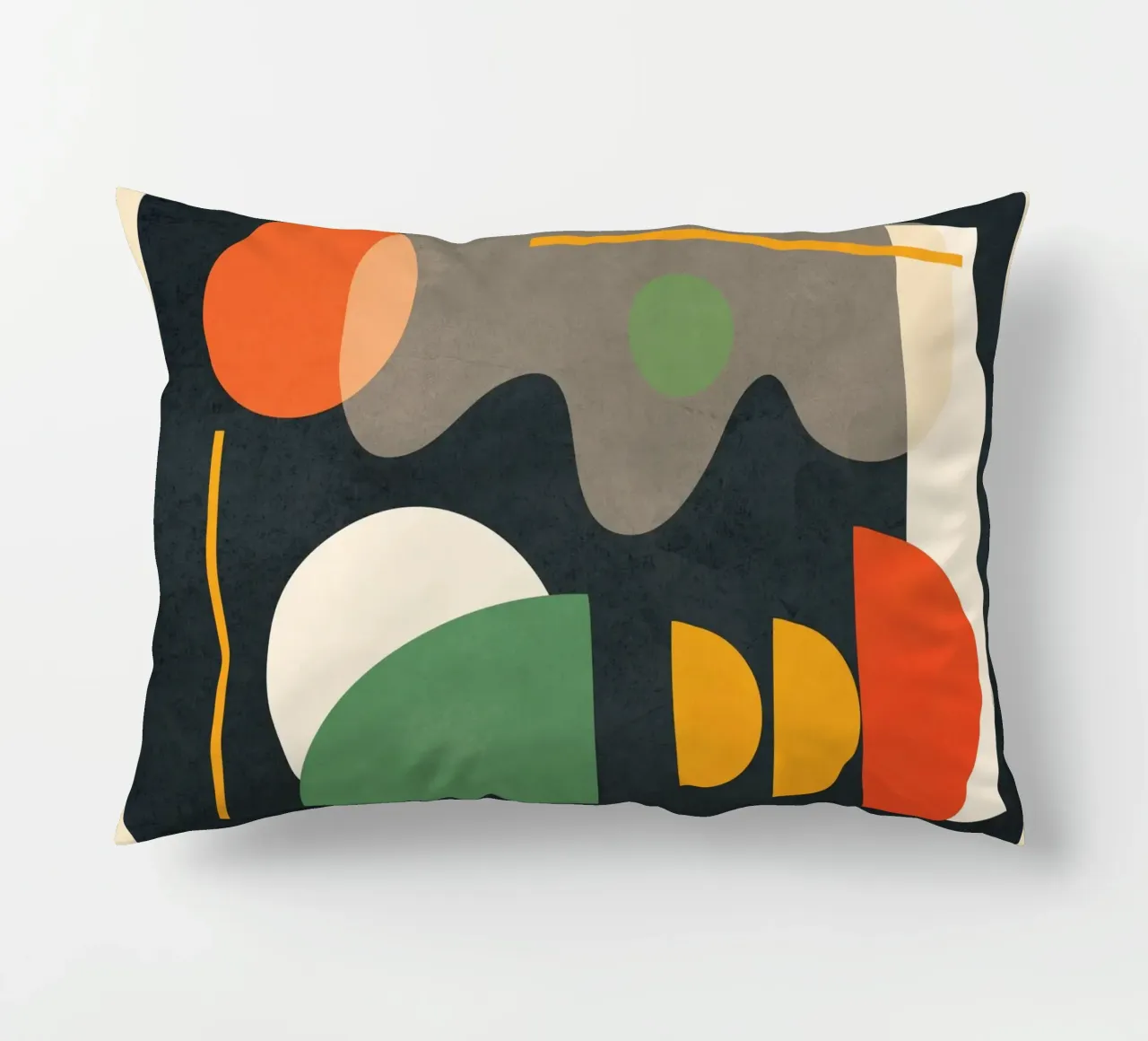 Abstract Shape Setting 02 coussin de Flow Line