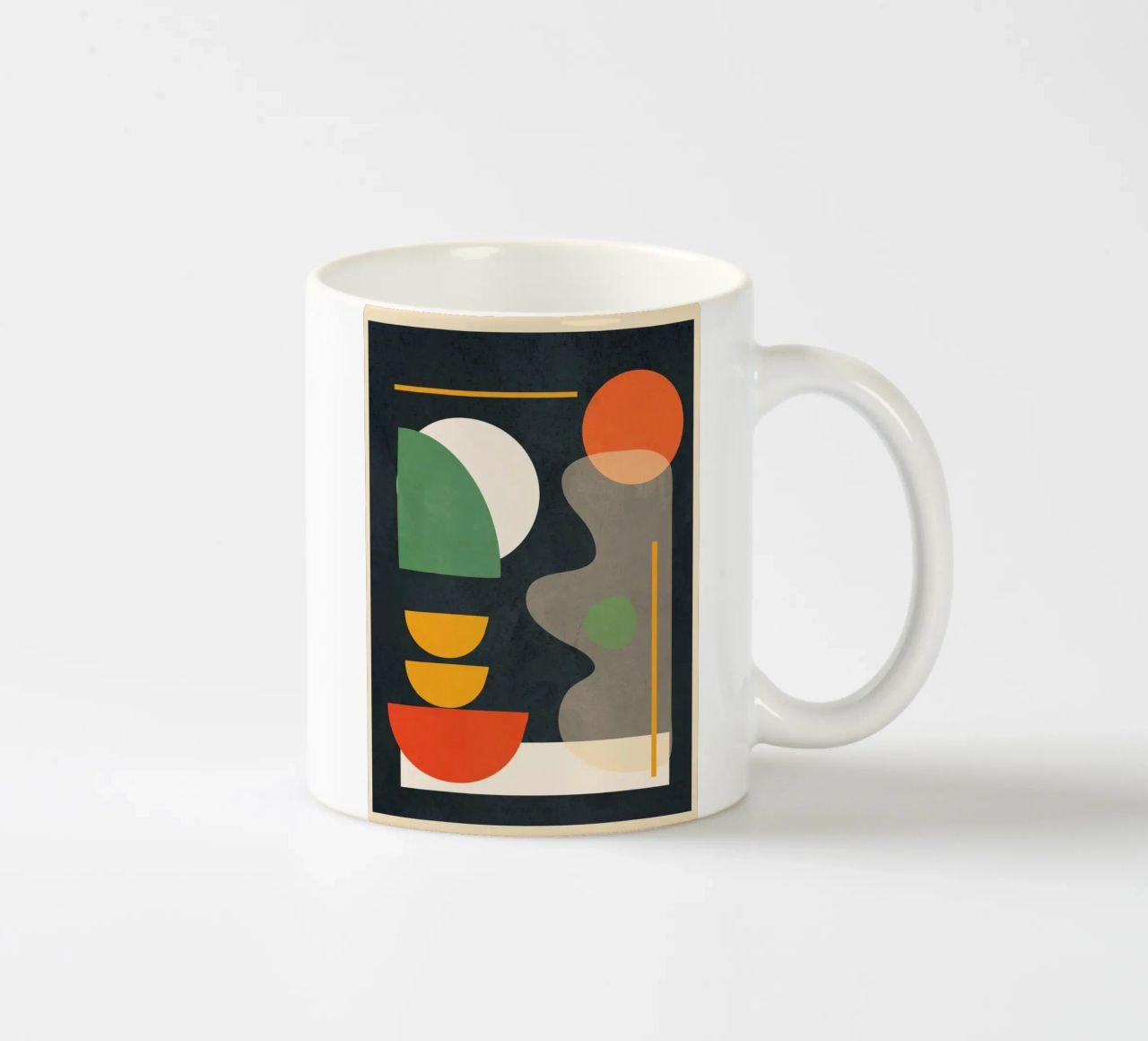 Abstract Shape Setting 02 tazza in ceramica da Flow Line