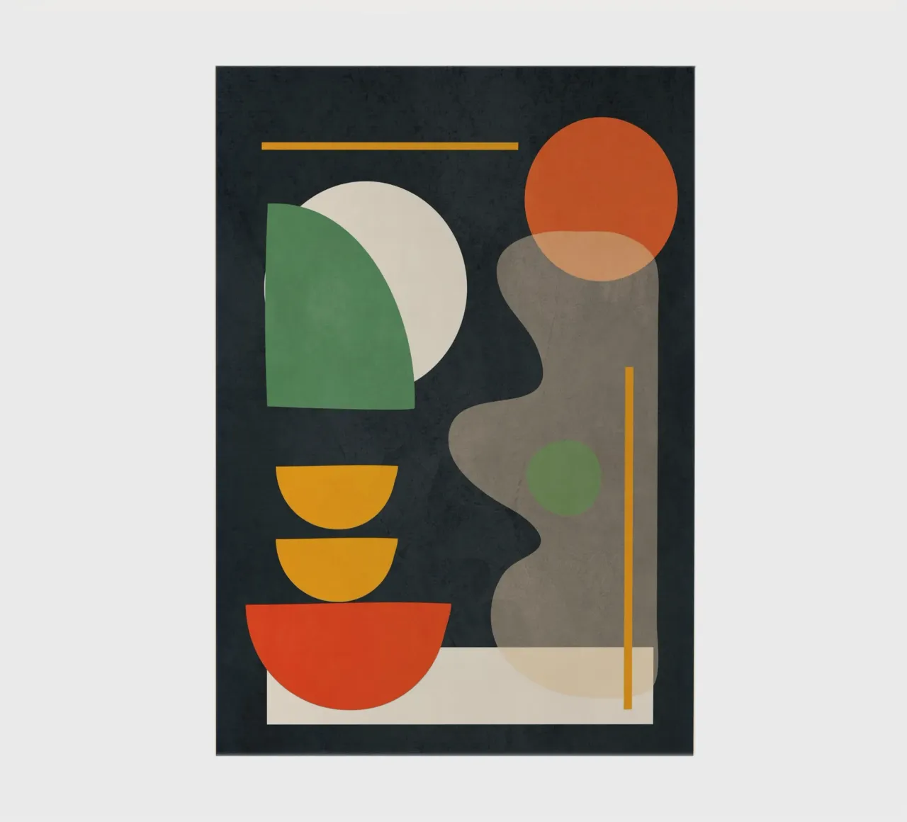 Abstract Shape Setting 02 Notizbuch von Flow Line