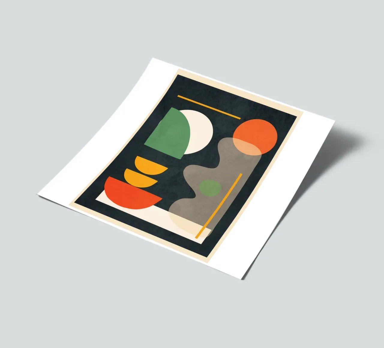 Abstract Shape Setting 02 sticker sheet by Flow Line