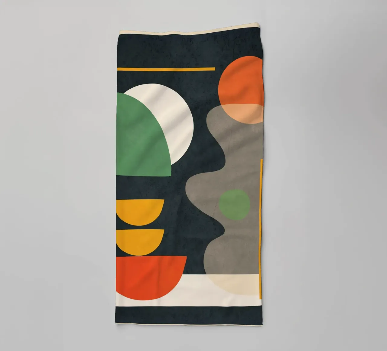 Abstract Shape Setting 02 Handtuch von Flow Line