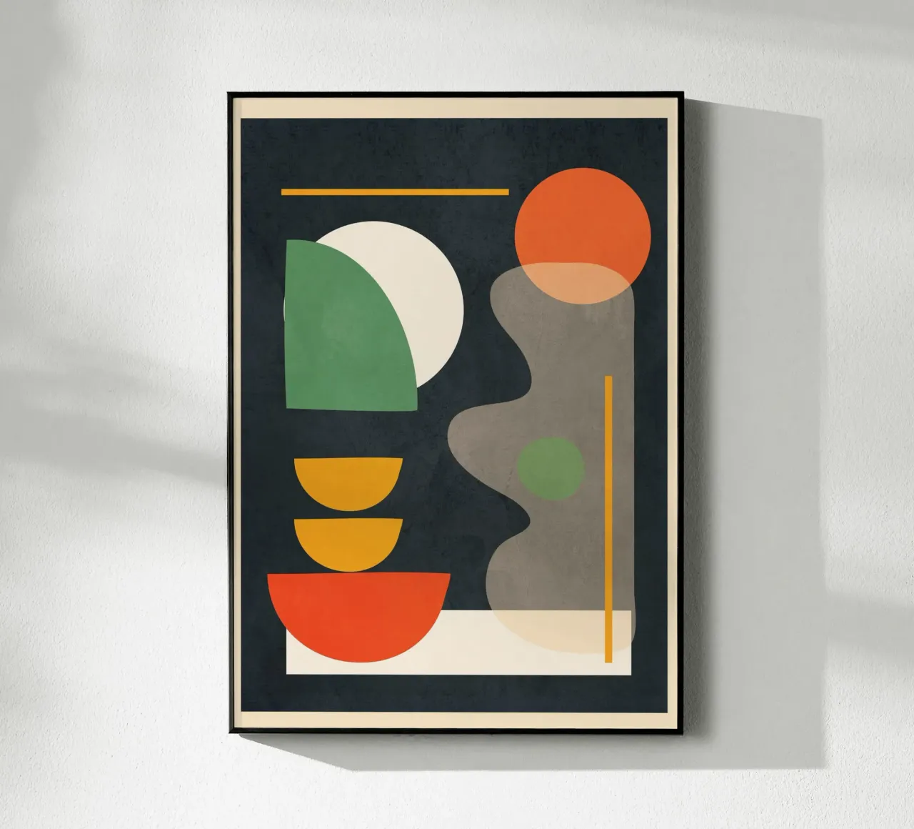 Abstract Shape Setting 02 acryl van Flow Line