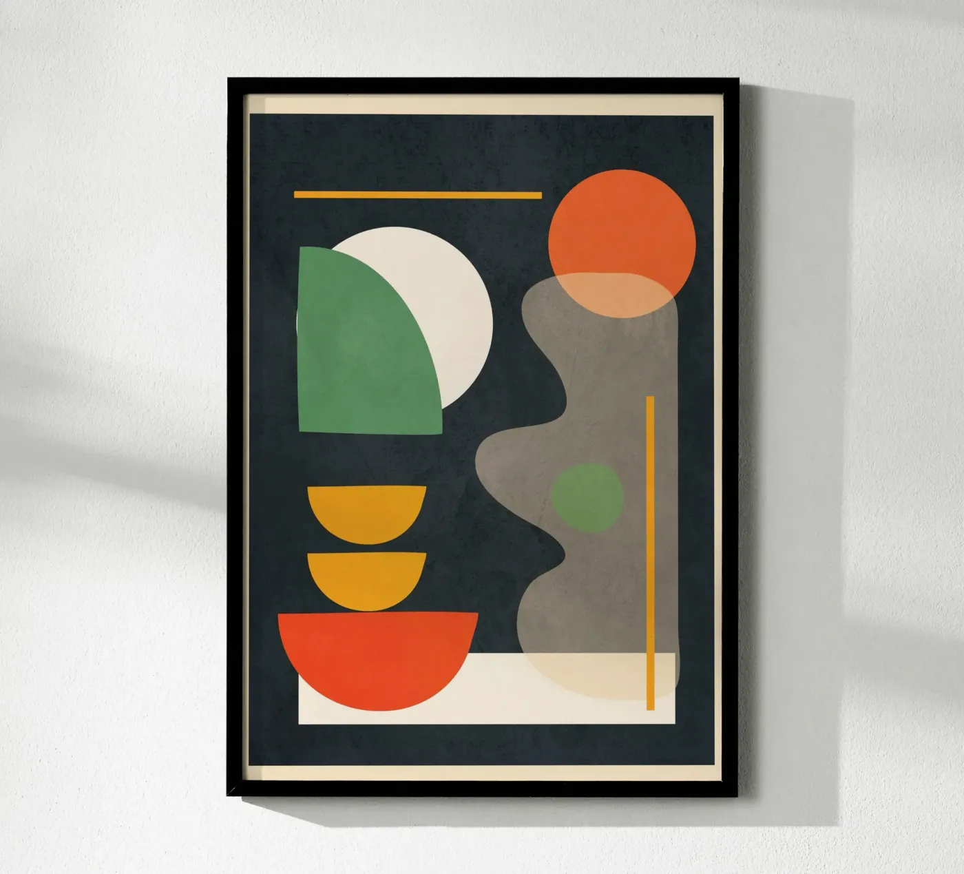 Abstract Shape Setting 02 poster by Flow Line