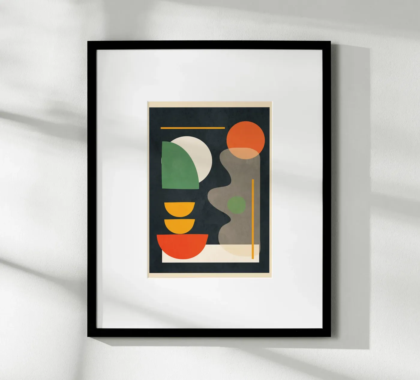 Abstract Shape Setting 02 poster by Flow Line