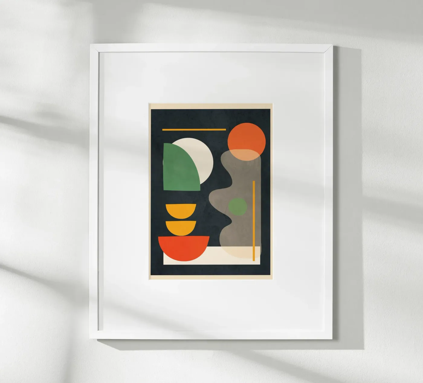 Abstract Shape Setting 02 poster by Flow Line