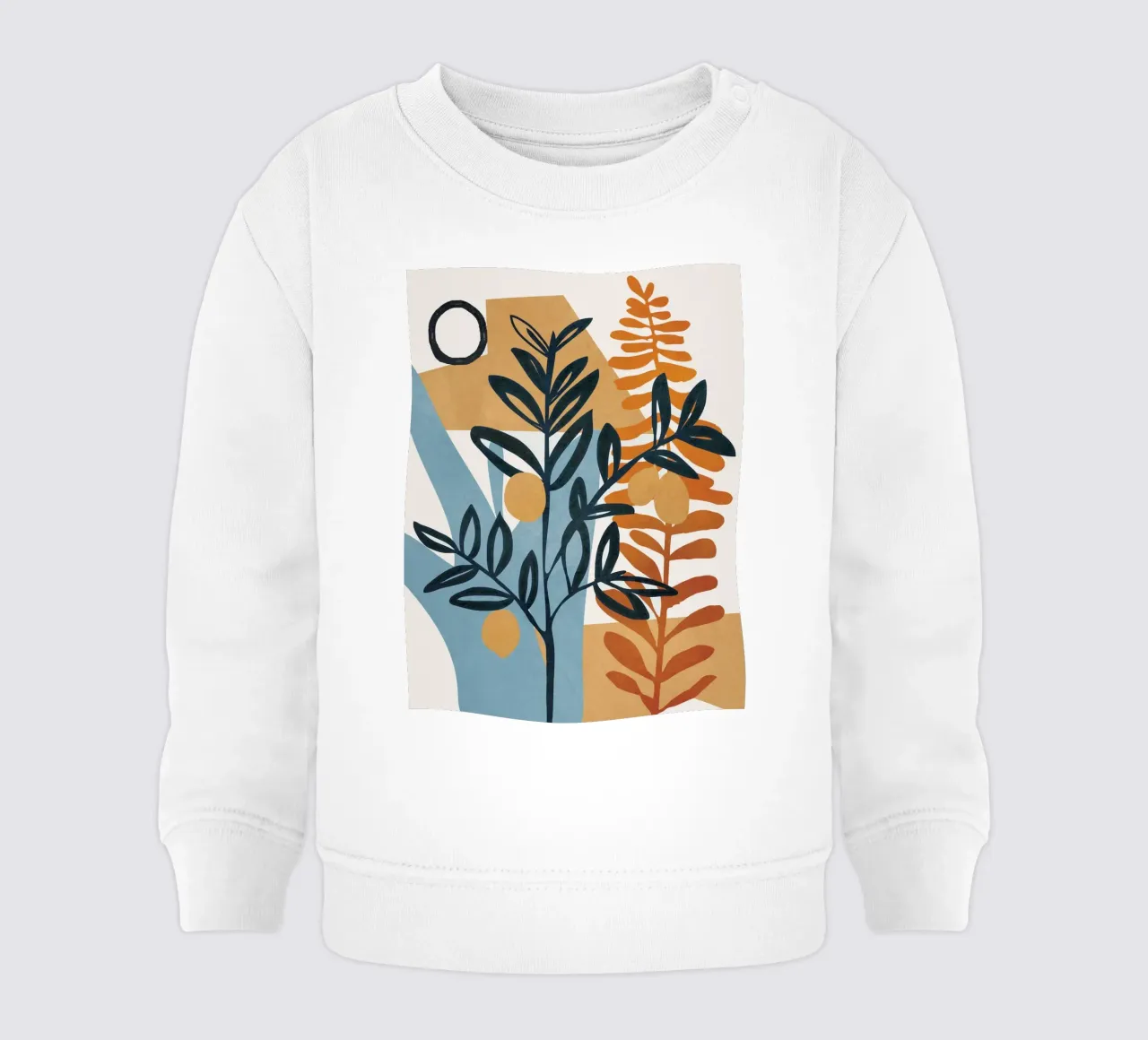 Abstract Plant 05 felpa neonato da Flow Line