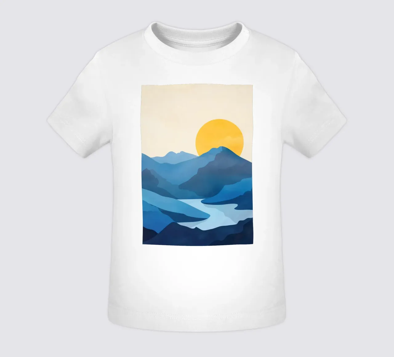 Minimalistic Landscape 1 maglietta neonato da Flow Line