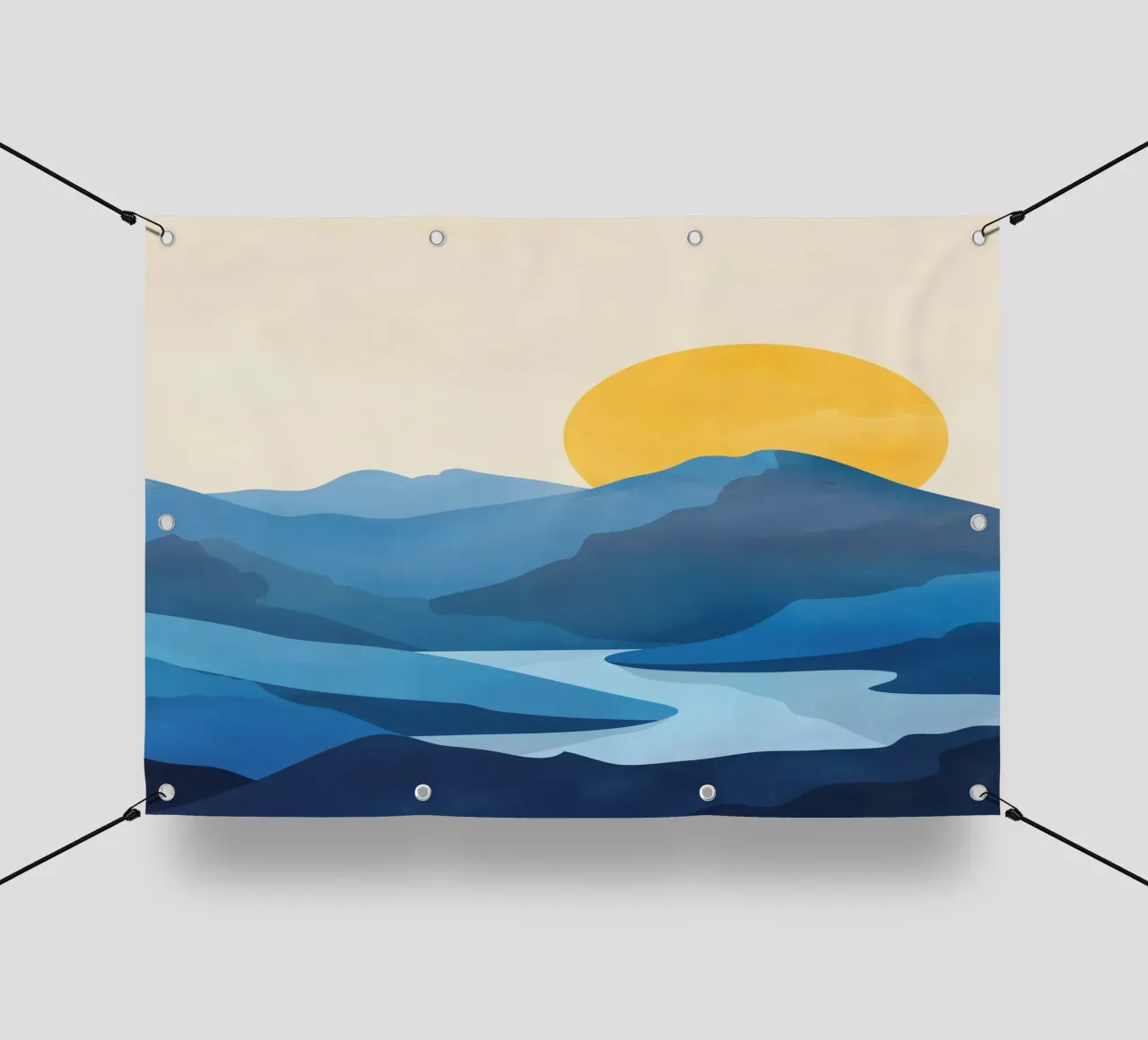 Minimalistic Landscape 1 telo in pvc da Flow Line