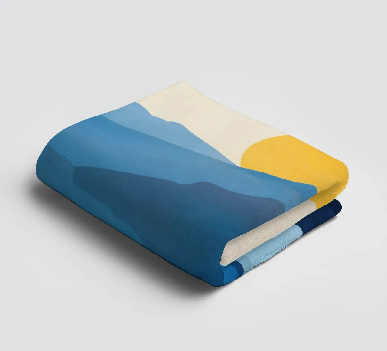 Minimalistic Landscape 1 asciugamano da bagno da Flow Line