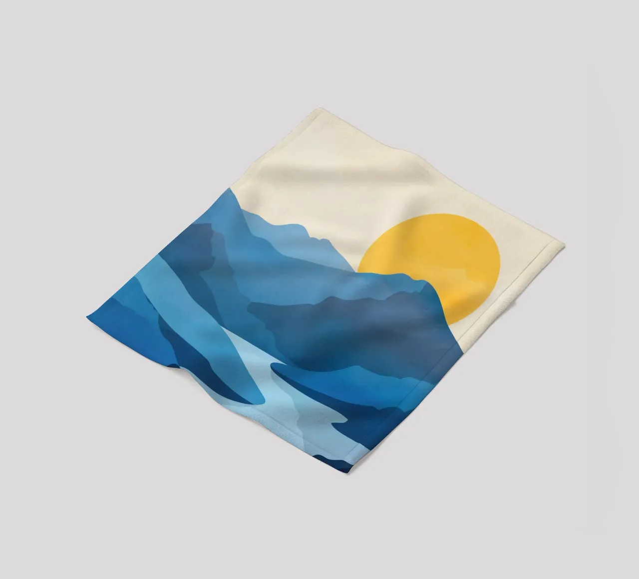Minimalistic Landscape 1 coperta in pile da Flow Line