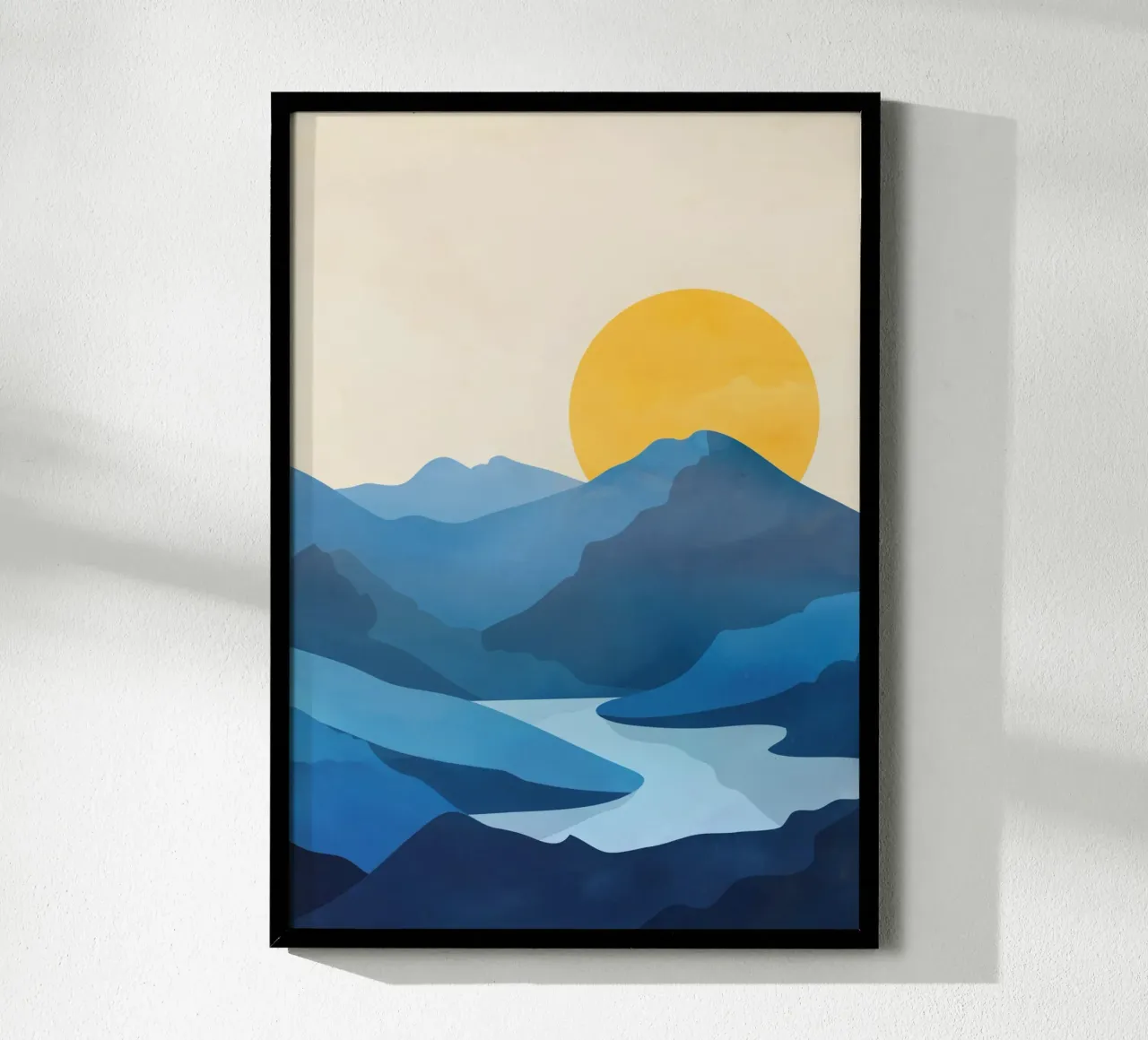 Minimalistic Landscape 1 carta hahnemühle da Flow Line