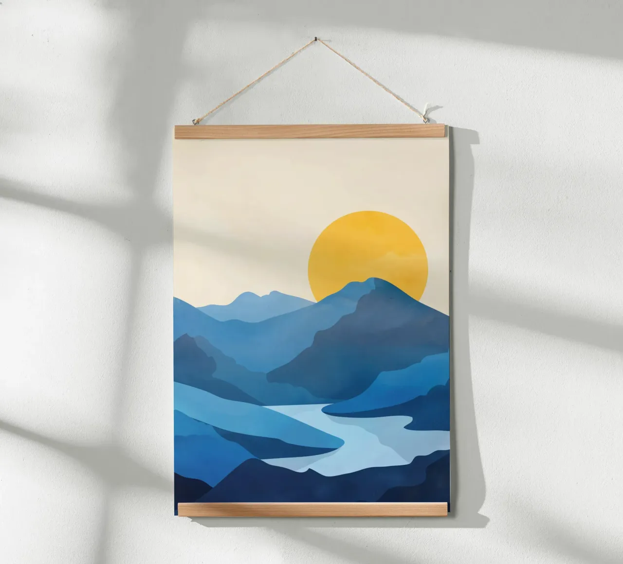 Minimalistic Landscape 1 carta hahnemühle da Flow Line