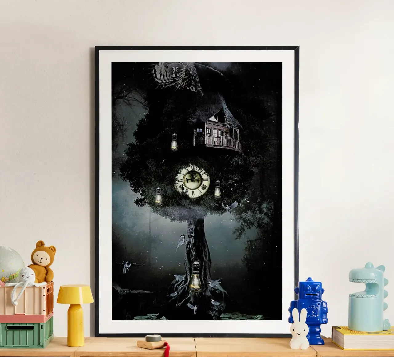 Lullaby poster con telaio in plastica da Design by Soph