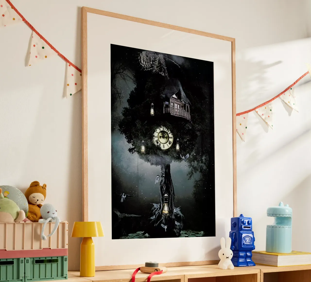 Lullaby poster con telaio in plastica da Design by Soph