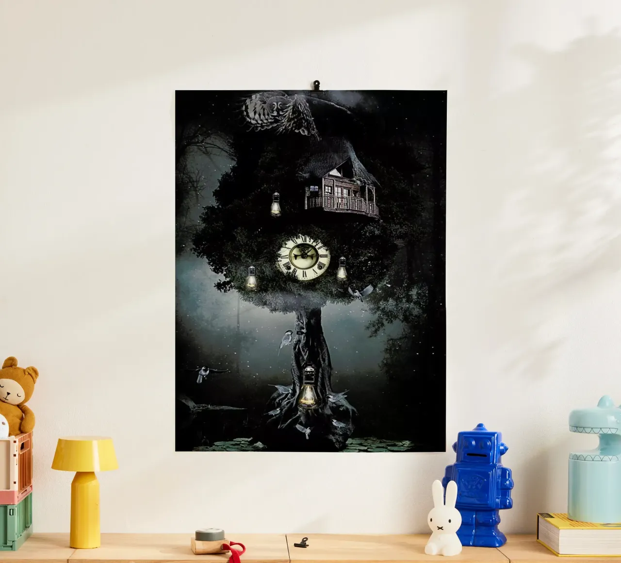 Lullaby poster con telaio in plastica da Design by Soph