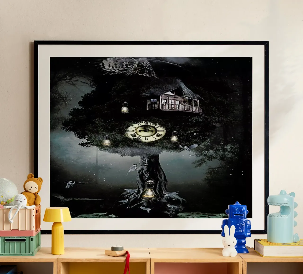 Lullaby poster con telaio in plastica da Design by Soph