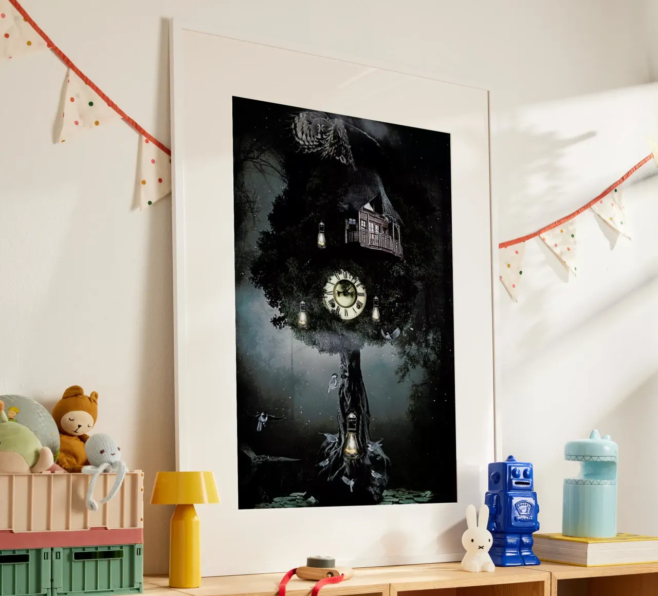 Lullaby poster con telaio in plastica da Design by Soph
