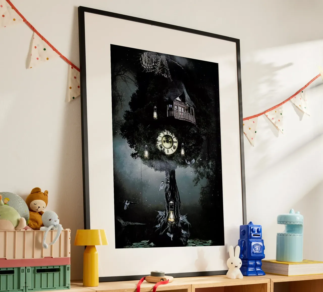 Lullaby poster con telaio in plastica da Design by Soph