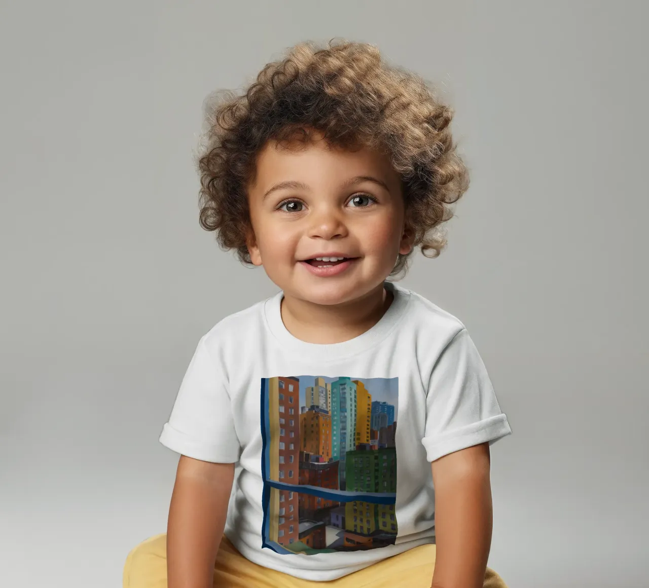 Sinfonía urbana de colores camiseta de bebé de Mystic Grain