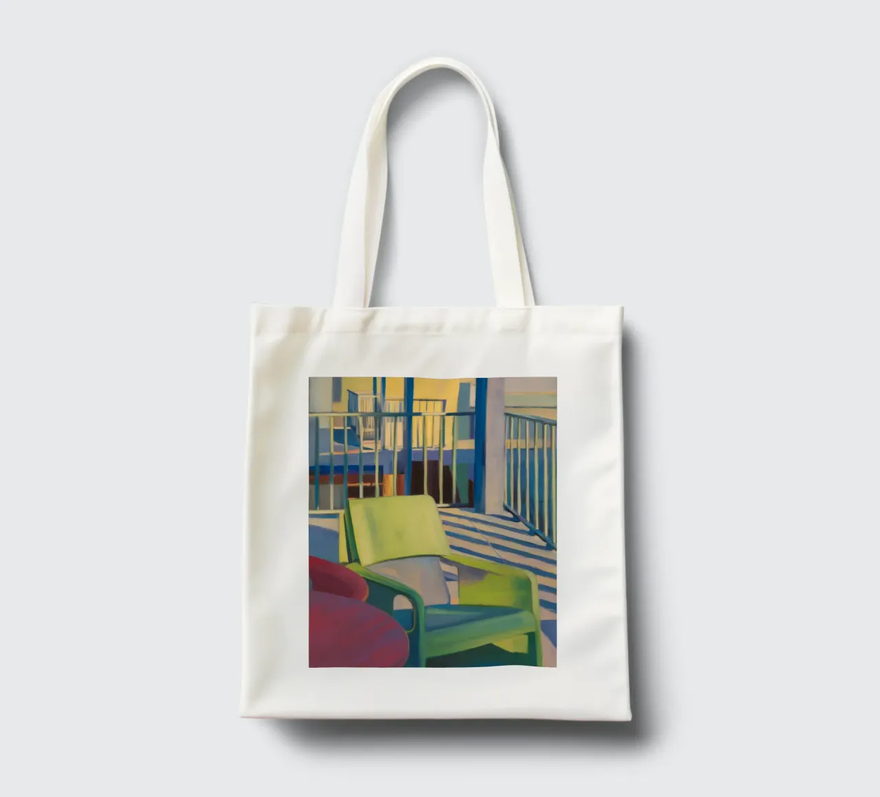 Reverie di luce a righe borsa in juta da Mystic Grain